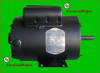 5HP 3450RPM 56FR 1PH OPD Power Tech Air Compressor Motor