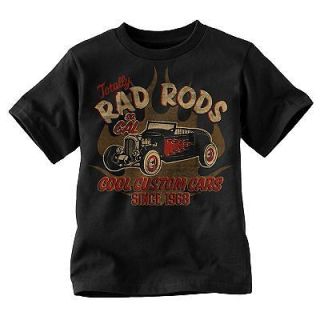   Custom Cars T Shirt Boys or Girls   Classic Rat Rod Car Show Antique