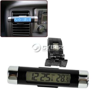   LCD Digital backlight Automotive Thermometer Clock Calendar New DZ88