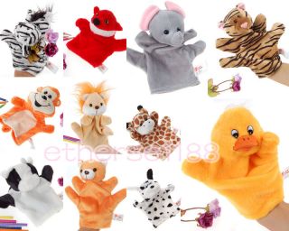   Themed Hand Puppet Preschool Childs Kids Learn Story Plush Toy Gift