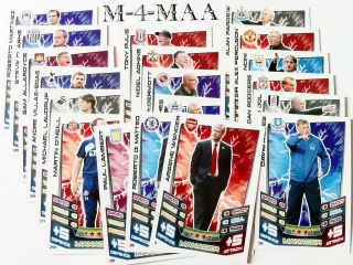 MATCH ATTAX 2012/13 Choose Your MANAGER 2013 With Free UK P&P 12 13
