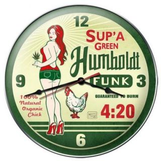 Humboldt Funk 420 beautiful handmade clock Stewart Moskowitz