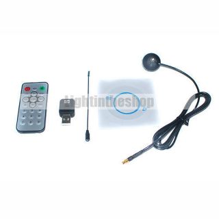   Mini Digital TV Stick Tuner Receiver Recorder w/Remot Antenna DVB T