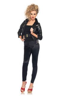 Womens T Birds Faux Leather Jacket Adult Costume   Large