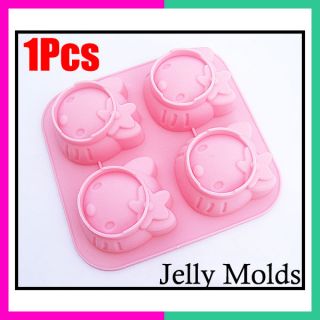 Cute Hello Kitty Ice Cube Chocolate Cookie Jelly Tray Mold Fondant 