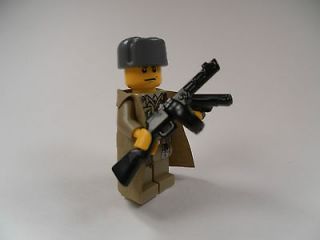 Lego Custom Indiana Jones Russian WW2 Army Soldier with Ushanka and 