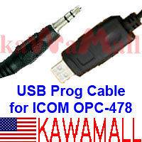 KAWAMALL USB Programming Cable For ICOM Radio IC 208H IC 2200H 2820H