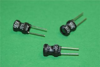 POWER INDUCTOR RADIAL LEADS   VALUES 22uH TO 12mH x 3