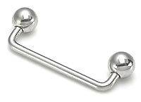 16g Surface Barbells 90? for Surface Piercings   Nape