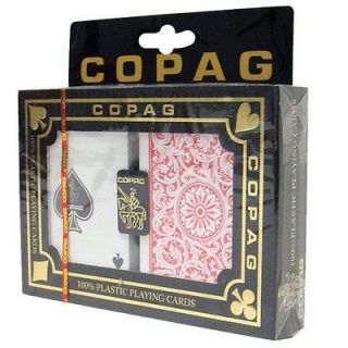 Copag 1546 Poker Blue/Red Jumbo Index Plastic Playing Cards