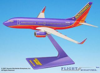 Flight Miniatures Southwest Airlines 2001 Boeing 737 700w 1/200 Scale 