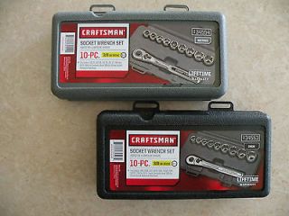   CRAFTSMAN   EMPTY   3/8 SOCKET WRENCH CASE   METRIC OR SAE (INCH