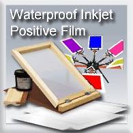 WaterProof Inkjet Transparency Film 8.5 x 11 10 Sheet