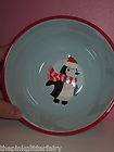 Target Holiday 07 Melamine 4 Section Tray Plate Penguin Christmas 