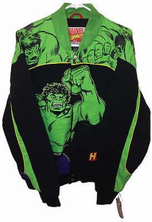 The Incredible HULK Marvel Comics Smash Adult Mens Jacket 4 Sizes Coat 