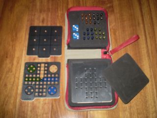 TRAVEL PACK OF GAMES SOLITAIRE,TIC ​TAC TOE,LUDO,I​N ZIPPER UP 