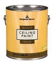   Moore 50809 Waterborne Ceiling Paint WHITE Ultra Flat Finish GALLON