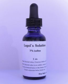 oz. Lugol`s Solution Lugols 7% Iodine Solution