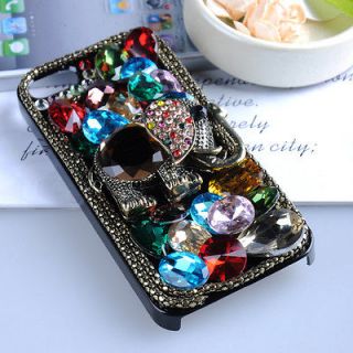   for iphone 5 100% Handmade Bling Crystal Diamond Elephant Hard Case D