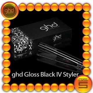 ghd BLACK GLOSS IV STYLER LIMITED EDITION SET STRAIGHTENER