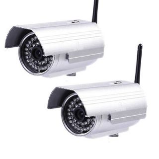 2pcs Surveillance Outdoor Wireless IP camera freeDDNS Alarm Motion 