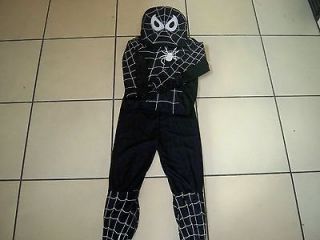 NEW Boys Black Spider Man 3 VENOM Dress Up Costume With Mask Age 6   7 