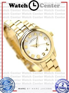 Marc by Marc Jacobs Womens Gold Tone Analog Watch MBM3116
