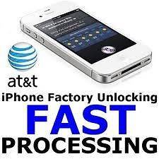 Iphone Factory Unlock service AT&T Iphones 3G,3Gs,4,4S,5 Fast 1 24 
