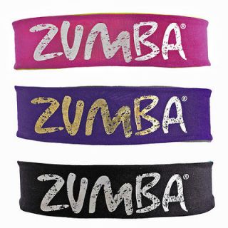 Set of 3 ZUMBA VIDA Two Way Headbands   New