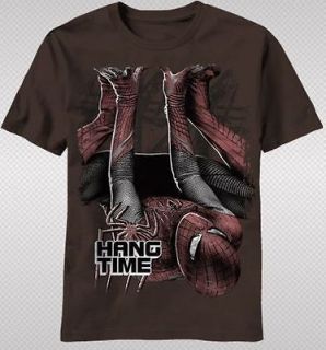 NEW The Amazing Spider Man Wall Crawl Movie Logo Spidey Suit Marvel T 