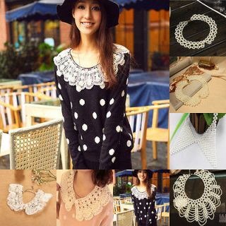   Celeb Beaded / Crystal Bling Detachable peter pan collar necklace