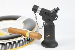 COHIBA Jet Flame Gun Adjustable power Cigar Lighter windproof Charcoal 