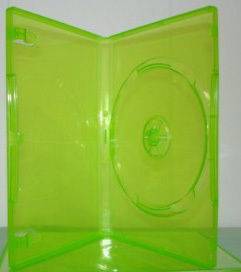   standard 14mm Translucent Green XBox 360 Game DVD CD Movie Cases Boxes