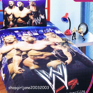 WWE World Wrestling Entertainment   Single/Twin Bed Quilt Doona Duvet 