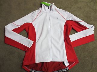 Cannondale womens Slice l/s Jersey sz Large Red/White New