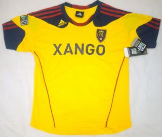 Salt Lake Xango Youth Jersey Stitched Badge Yellow MLS
