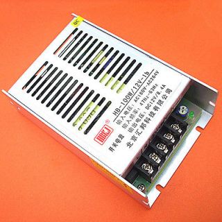 DC 12V 8.4A Aluminum Case Universal Regulated Switching Power Supply