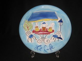 Hausenware Le Cafe Salad Plate   French Theme