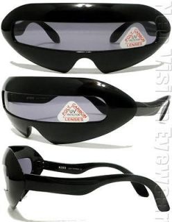 KISS Robot Mask Sunglasses Smoke Retro 80s Black K230