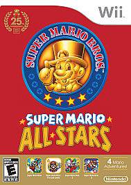 SUPER MARIO BROS BROTHERS ALL STARS NINTENDO WII GAME DISC ONLY