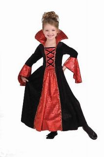 VAMPIRE PRINCESS girls kids halloween costume goth M