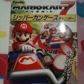 Nintendo Wii U Mario Kart 7 Candy Zipper Can Case Japan Import Donkey 