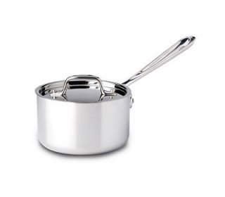 All Clad Tri Ply Stainless Steel 1 1/2 qt. Sauce Pan w/Lid (4201.5 