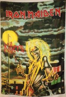 IRON MAIDEN Killers Eddie Cloth Poster Flag Tapestry