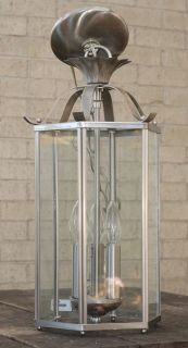 VOLUME International Ceiling Hang Kitchen Glass CHANDELIER Lamp 3 