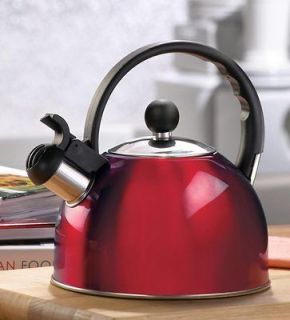 Stainless Steel Red Tea Kettle