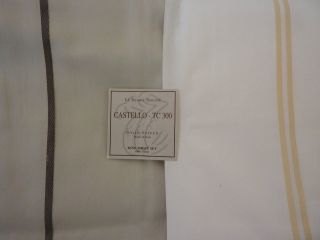 pcs Le Telerie Toscane Castello 300 TC King Sheet Set $280 Italy NIP