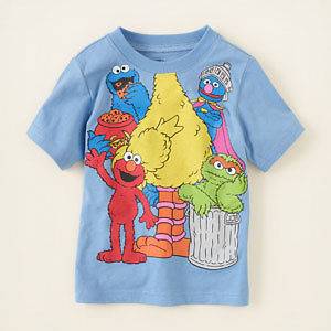 Big Bird Sesame Street Graphic T shirt,Baby Girl or Boy Size 6 9,9 12 