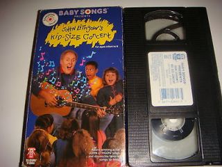   Songs Presents VHS, John Lithgows Kid Sized Concert, Kids Ages 0 8