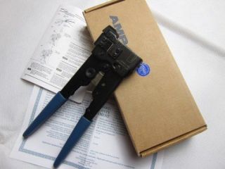 10lot AMP Modular Plug Hand RJ45 Tool Crimper 2 231652 0 for Cat 5 
